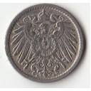 GERMANIA  5 Pfennig 1908 Zecca A